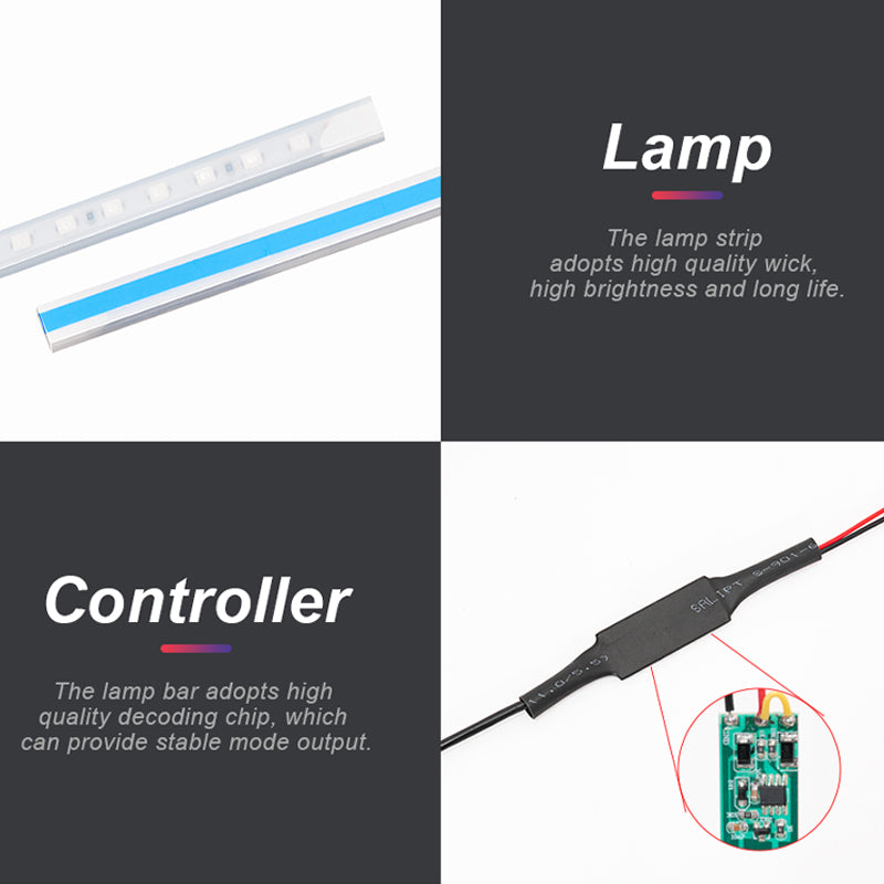 Universal LED Door Flow Light with Warning Function