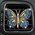 DIY Full Diamond Butterfly Car Air Vent Jewelry Accessories