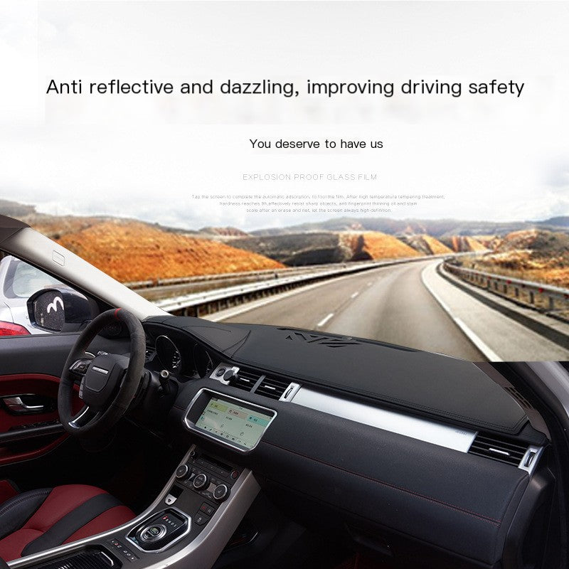 Leather Sunshade Mat for Citroen Dashboard Protection