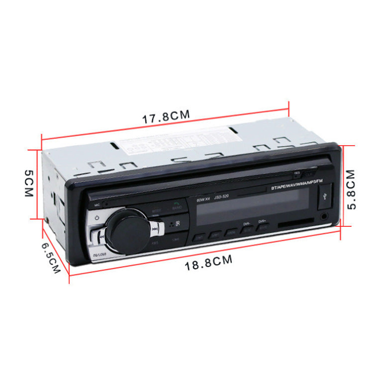 JSD520 Bluetooth Car MP3 Player with USB and Radio