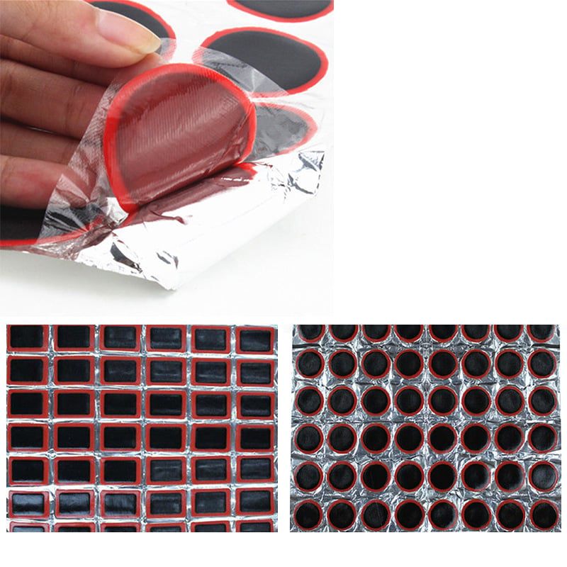 48 Pcs Mountain Bike Tire Repair Film Set