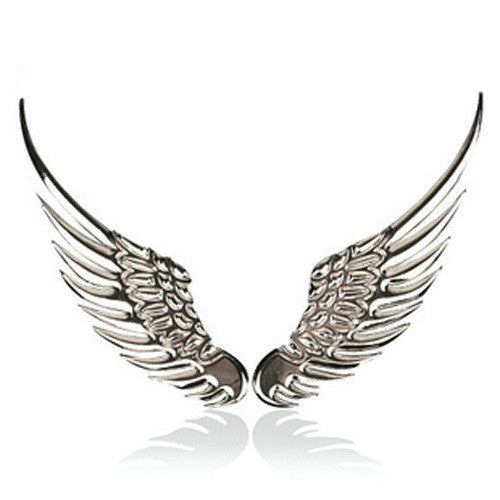 Creative Wing Design 3D Metal Car Window Sticker