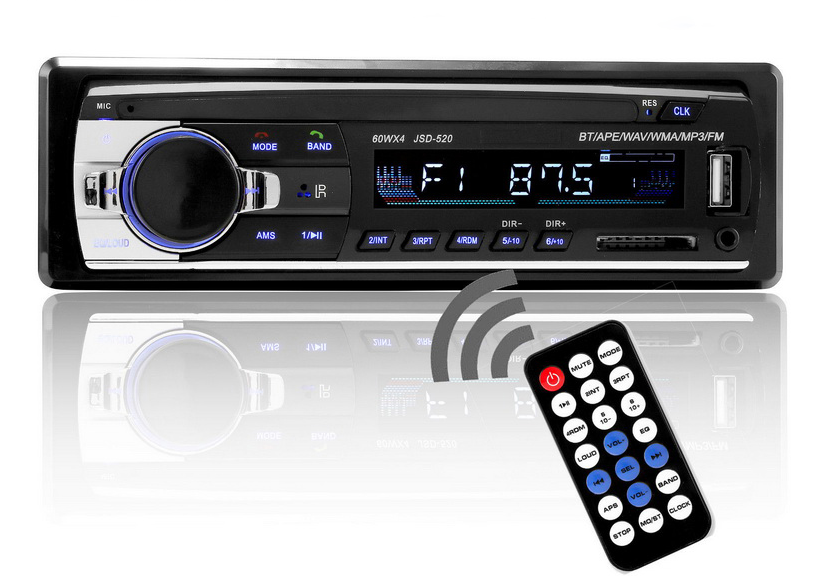 JSD520 Bluetooth Car MP3 Player with USB and Radio