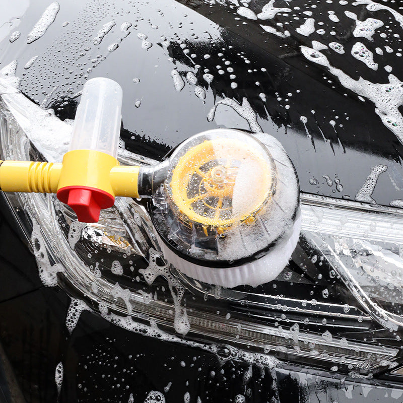 Dual-use Automatic Rotating Car Wash Brush Tool