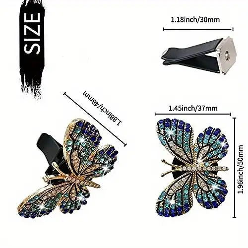 DIY Full Diamond Butterfly Car Air Vent Jewelry Accessories